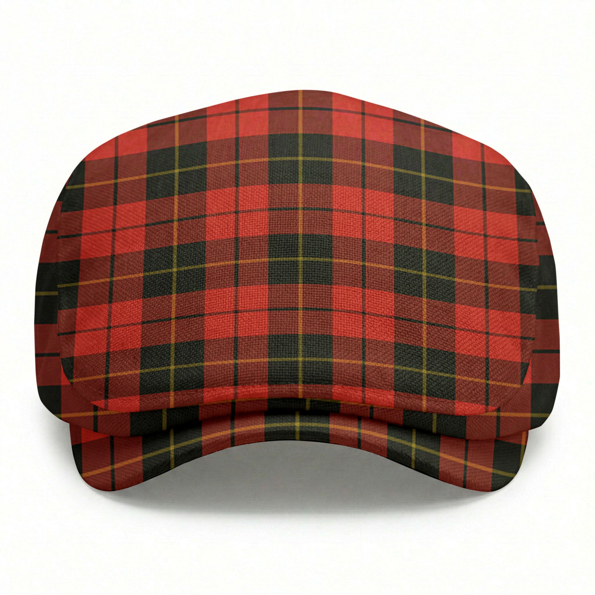 Wallace Weathered Tartan Flat Caps