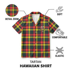 Dewar Tartan Crest Hawaiian Shirt