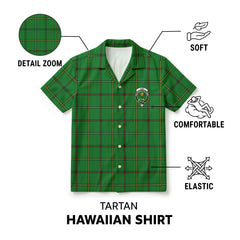Don Tartan Crest Hawaiian Shirt