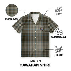 Haig Check Tartan Crest Hawaiian Shirt