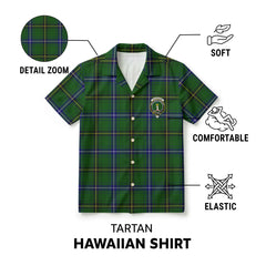 Henderson Modern Tartan Crest Hawaiian Shirt