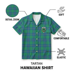 Irvine Ancient Tartan Crest Hawaiian Shirt