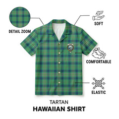 Kennedy Ancient Tartan Crest Hawaiian Shirt