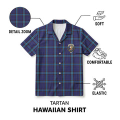 Kirkaldy Tartan Crest Hawaiian Shirt