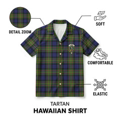 Laws Tartan Crest Hawaiian Shirt