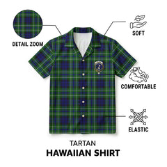 MacNeil of Colonsay Modern Tartan Crest Hawaiian Shirt