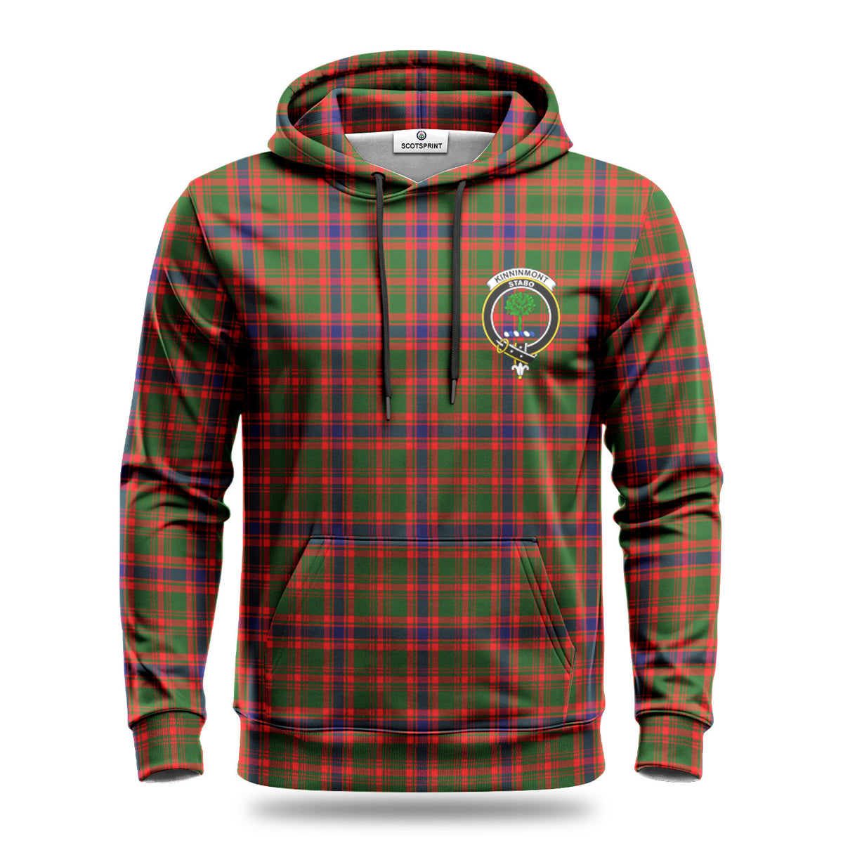 Kinninmont Tartan Crest Hoodie