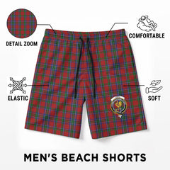 Lyall Tartan Crest Men's Beach Shorts