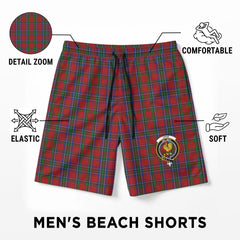 Lyle Tartan Crest Men's Beach Shorts