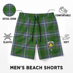 Pringle Tartan Crest Men's Beach Shorts
