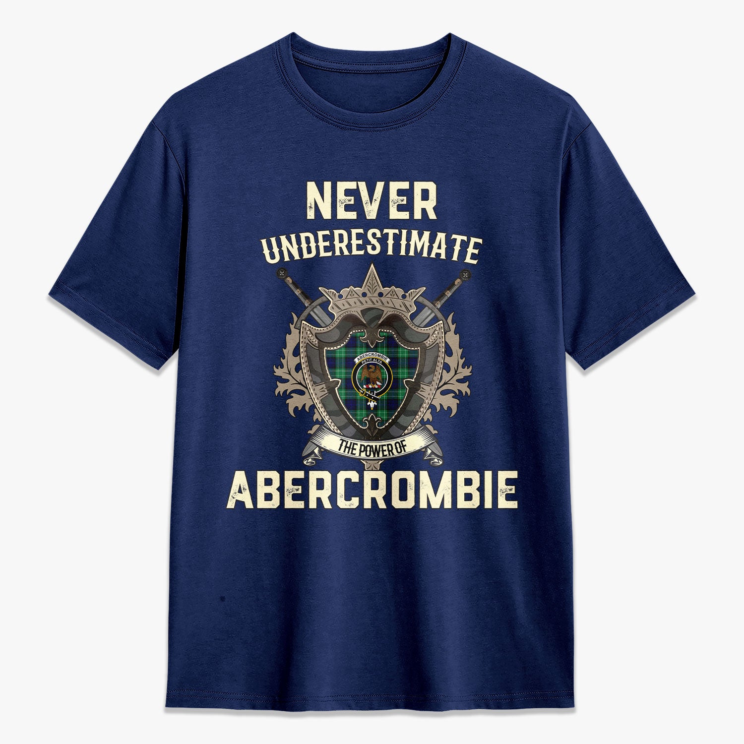 Abercrombie Tartan Crest 2D T-shirt - Never Underestimate Style