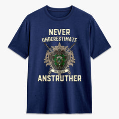 Anstruther Tartan Crest 2D T-shirt - Never Underestimate Style