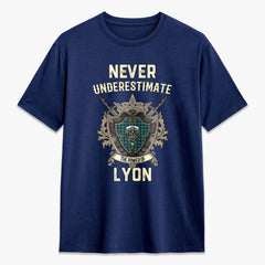 Lyon Tartan Crest 2D T-shirt - Never Underestimate Style