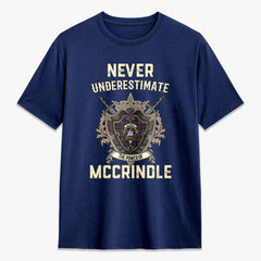 McCrindle Tartan Crest 2D T-shirt - Never Underestimate Style