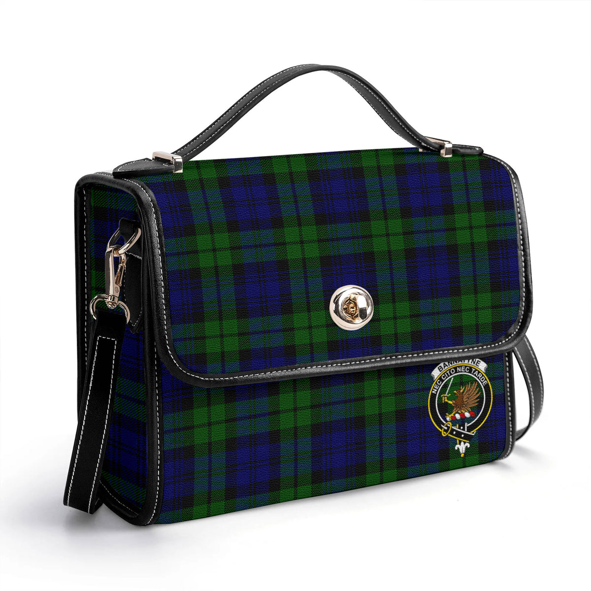 Bannatyne Tartan Crest Satchel Bag