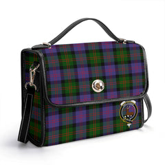 Blair Modern Tartan Crest Satchel Bag