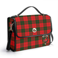 Erskine Modern Tartan Crest Satchel Bag