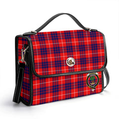 Hamilton Modern Tartan Crest Satchel Bag