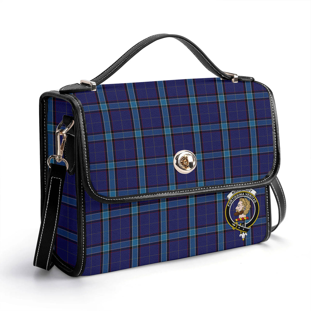 Kirkcaldy Tartan Crest Satchel Bag