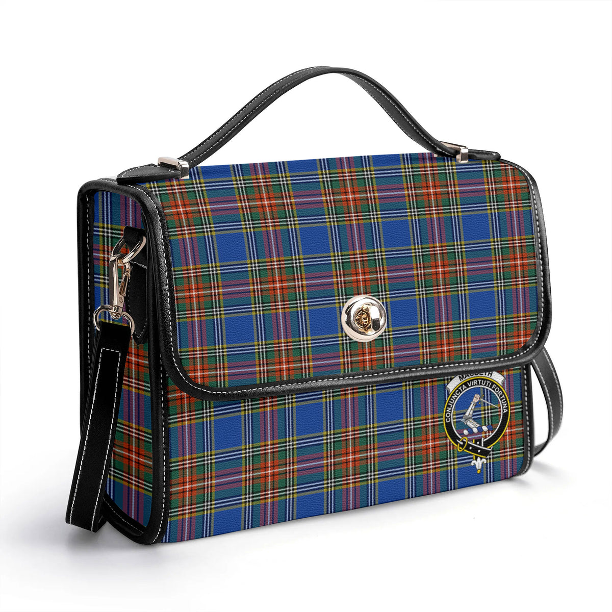 MacBeth Ancient Tartan Crest Satchel Bag