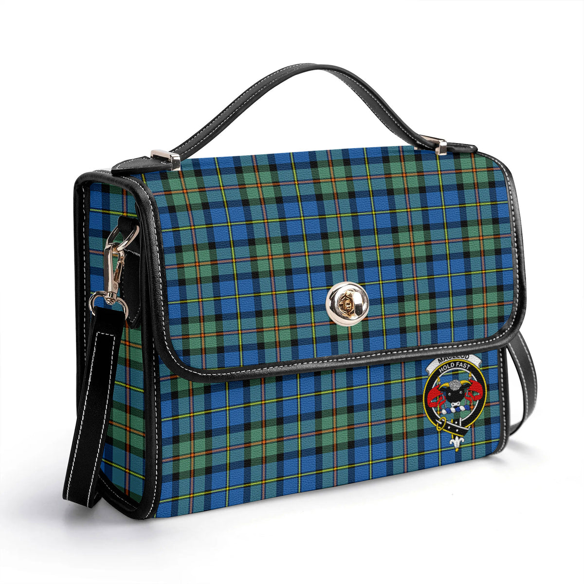 MacLeod of Harris Ancient Tartan Crest Satchel Bag