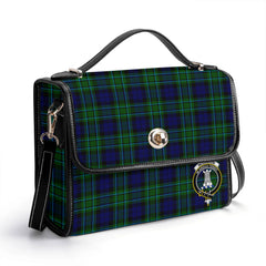 McCallum Modern Tartan Crest Satchel Bag