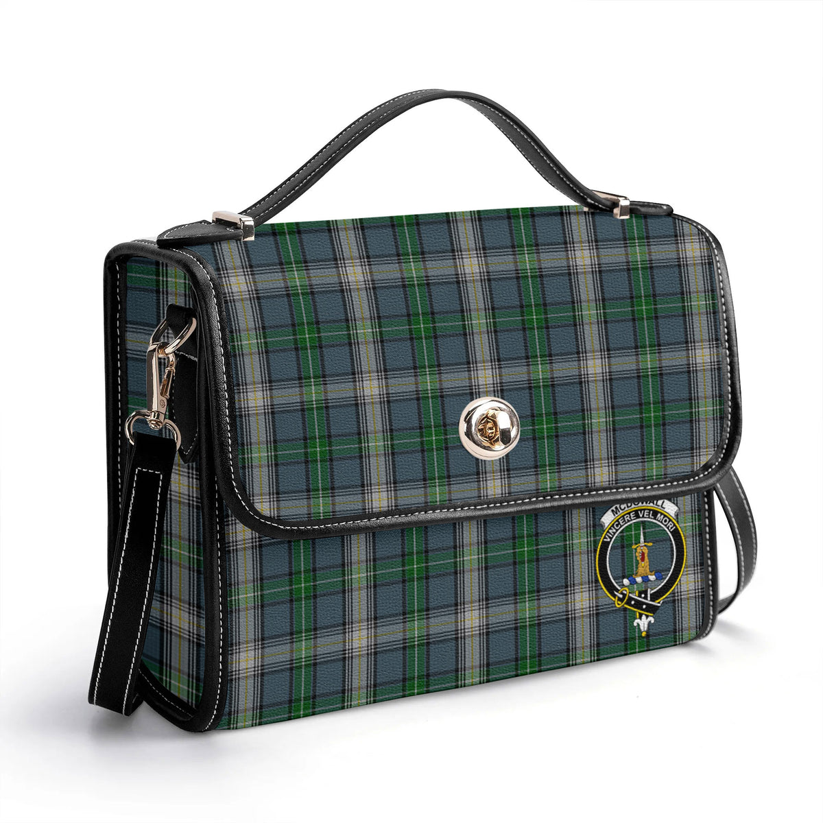 McDowall Tartan Crest Satchel Bag