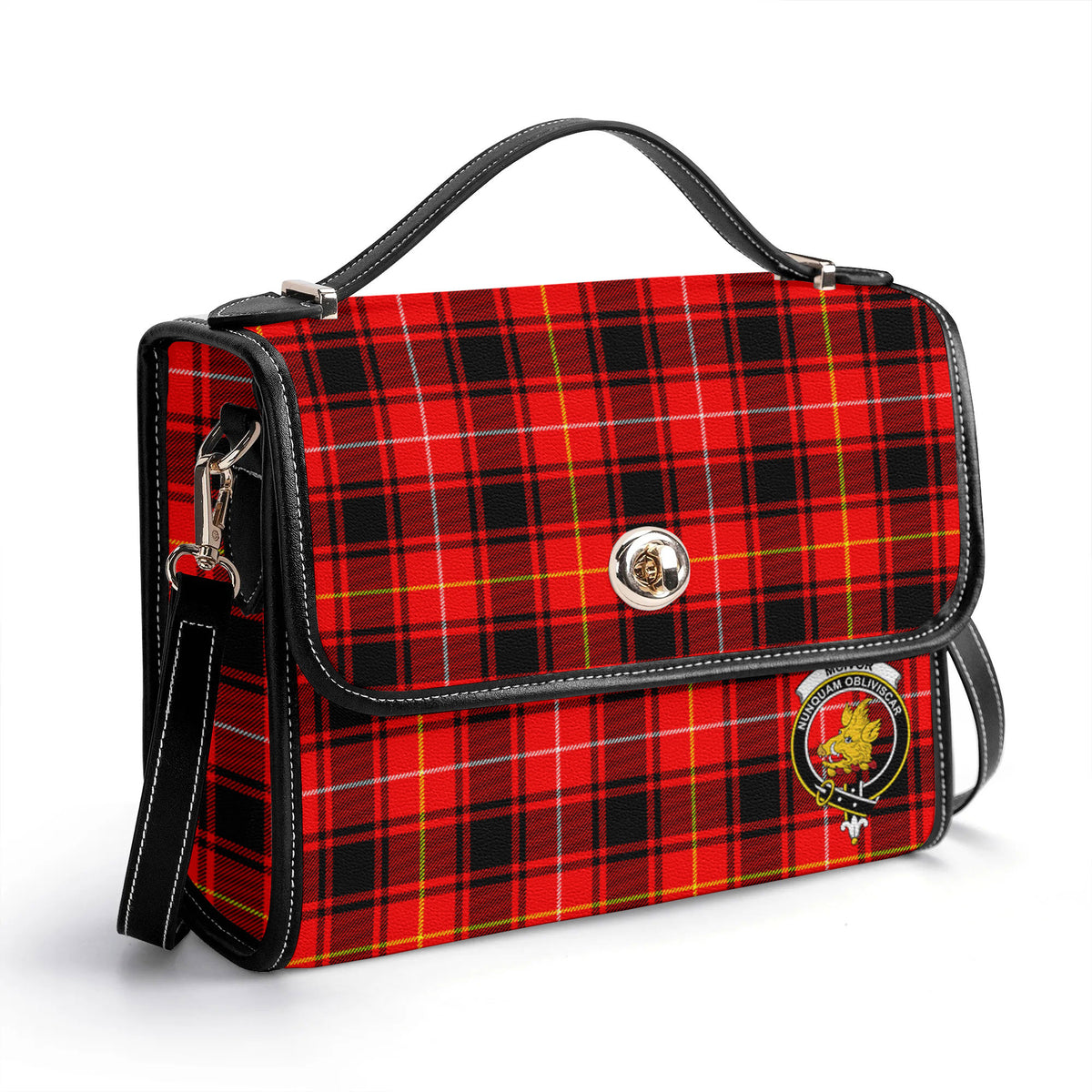 McIvor Tartan Crest Satchel Bag