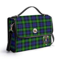 Meldrum Tartan Crest Satchel Bag