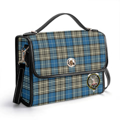 Napier Ancient Tartan Crest Satchel Bag