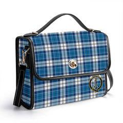 Roberton Tartan Crest Satchel Bag