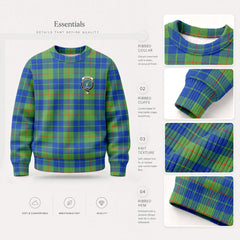 Barclay Hunting Ancient Tartan Crest Sweater
