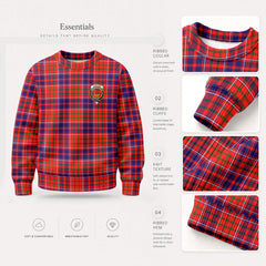 Cameron of Lochiel Modern Tartan Crest Sweater