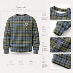 Campbell Faded Tartan Crest Sweater
