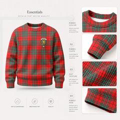 Cumming Modern Tartan Crest Sweater