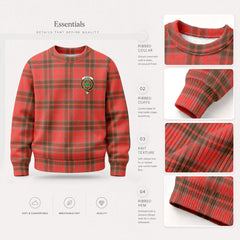Grant Weathered  Tartan Crest Sweater