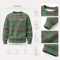 MacKinnon Hunting Ancient Tartan Crest Sweater