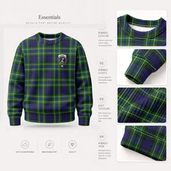 MacNeil of Colonsay Modern Tartan Crest Sweater