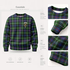 McKenzie Modern Tartan Crest Sweater