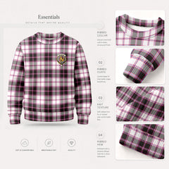McPherson Hunting Modern Tartan Crest Sweater