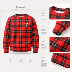 Ramsay Modern Tartan Crest Sweater