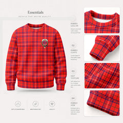 Rose Modern Tartan Crest Sweater