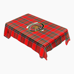Binning (of Wallifoord) Tartan Crest Tablecloth