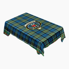 Colquhoun Ancient Tartan Crest Tablecloth