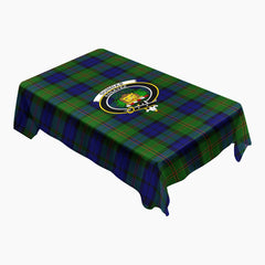 Dundas Modern Tartan Crest Tablecloth