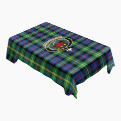 Farquharson Ancient Tartan Crest Tablecloth