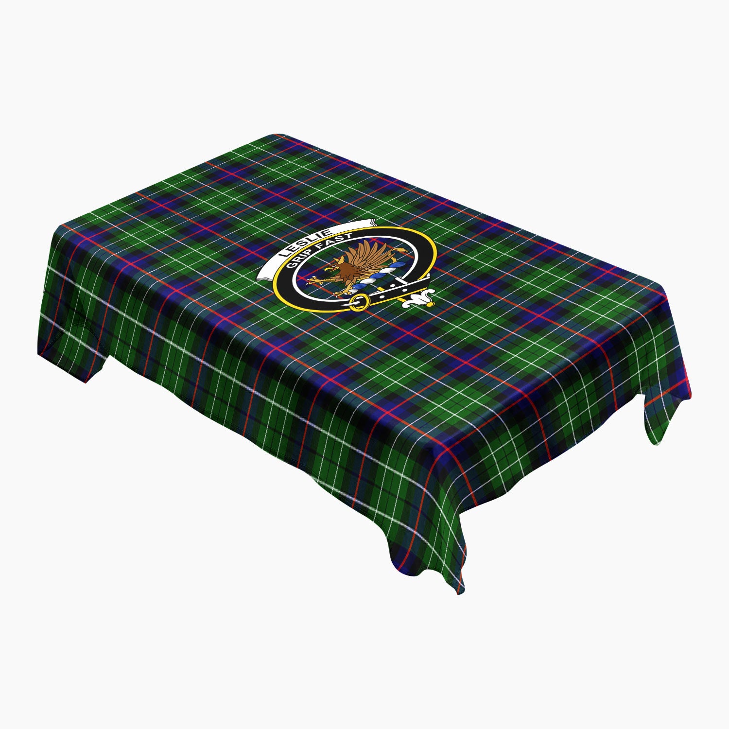 Leslie Hunting Tartan Crest Tablecloth
