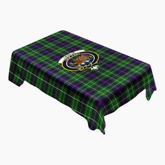 Leslie Hunting Tartan Crest Tablecloth