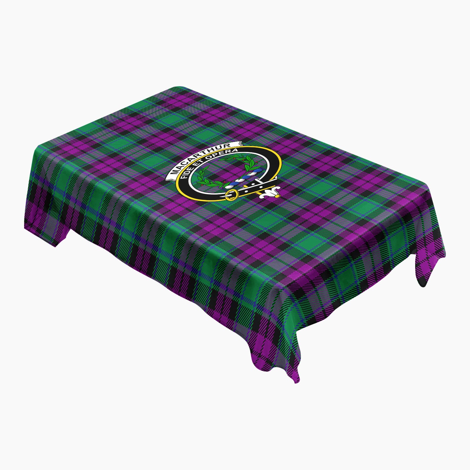 MacArthur - Milton Tartan Crest Tablecloth