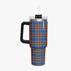 Bethune Ancient Tartan Crest 40 oz Insulated Tumbler with Handle